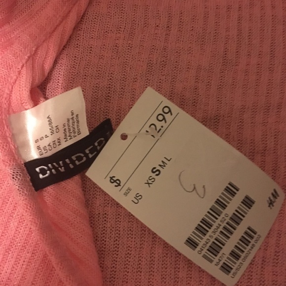 New With Tags H&M Women's Front Tie Crop Top - Picture 5 of 5